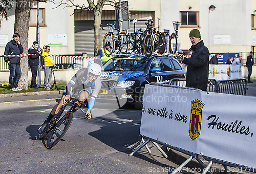 Image of The Cyclist Kelderman Wilco- Paris Nice 2013 Prologue in Houille