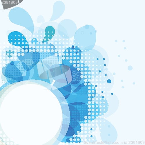 Image of Vintage vector frame on  beautiful background