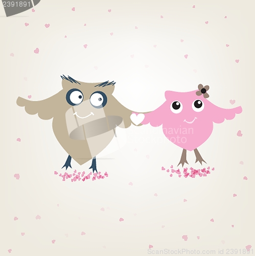 Image of illustration of a funny character owl