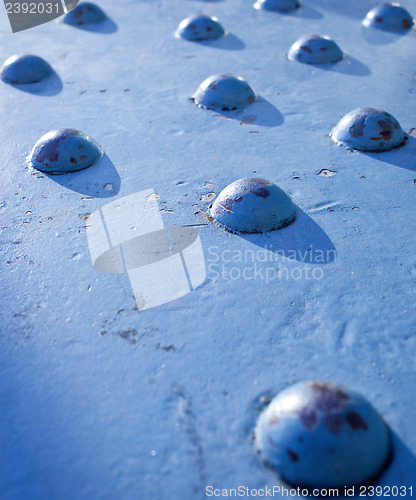 Image of metal rivets