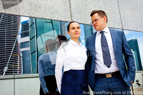 Image of business couple