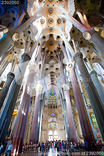 Image of La Sagrada Familia, interior