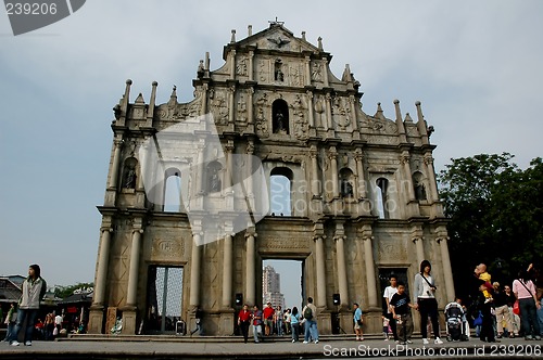 Image of ruins of st. pauls church macau