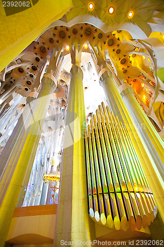 Image of La Sagrada Familia, interior