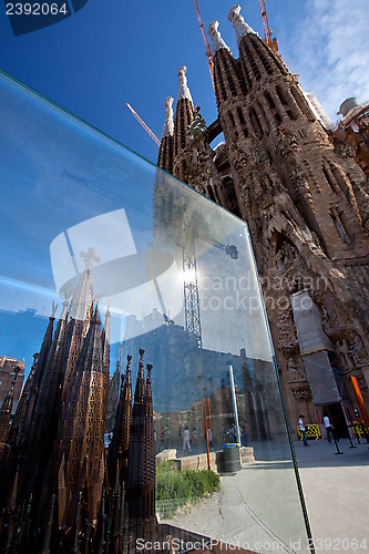 Image of miniature copy of the La Sagrada Familia