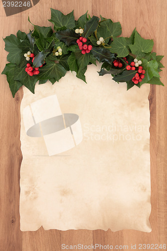 Image of Christmas Parchment Letter