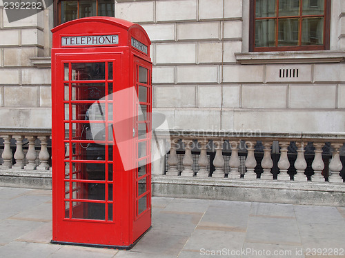 Image of London telephone box