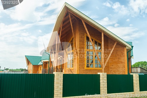 Image of luxury wooden house