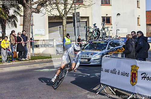 Image of The Cyclist Lindeman Bert Jan- Paris Nice 2013 Prologue in Houil