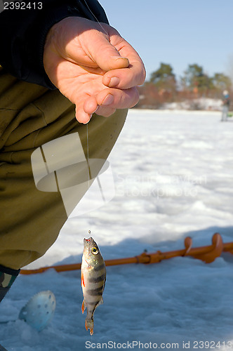 Image of Winter fishing.