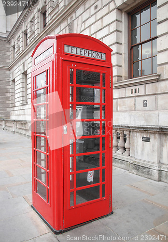 Image of London telephone box