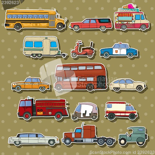 Image of Cars cartoon stickers