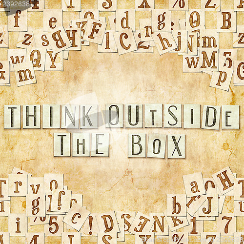 Image of think outside the box