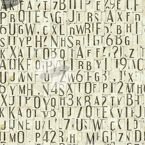 Image of letter seamless texture