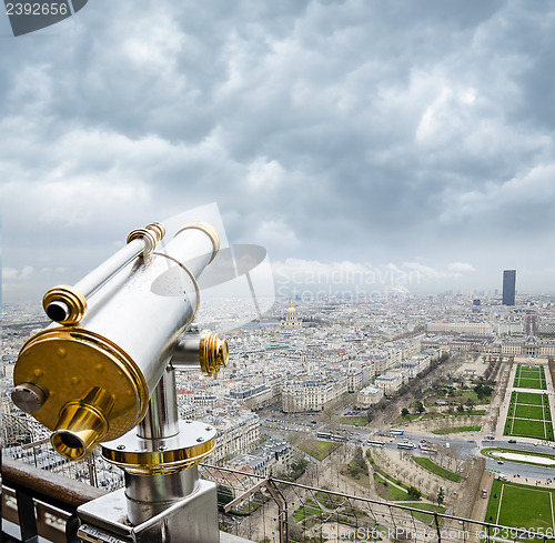 Image of View from the Eiffel Tower at the Champ de Mars