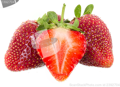 Image of just juicy strawberries