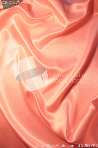 Image of Smooth elegant pink silk as background