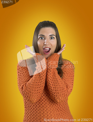 Image of Surprised woman