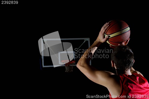 Image of basketball player in action