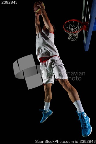 Image of basketball player in action