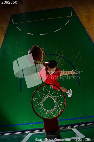 Image of basketball player in action