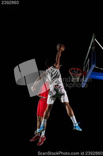 Image of basketball player in action