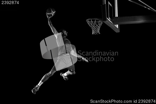 Image of basketball player in action