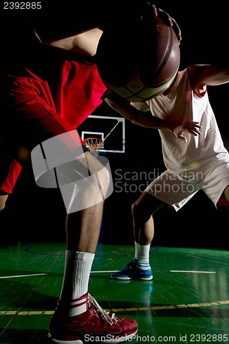 Image of basketball player in action