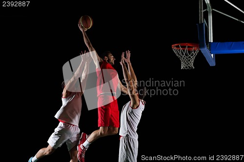 Image of basketball player in action