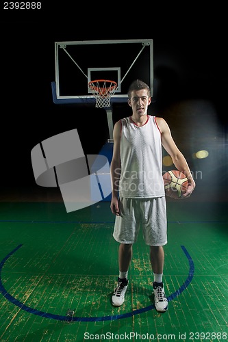 Image of Basketball player portrait