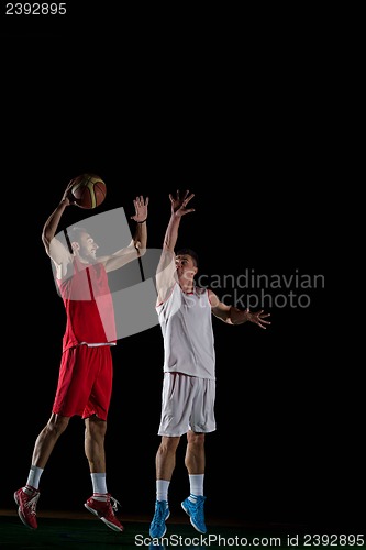 Image of basketball player in action