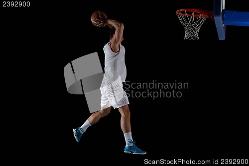 Image of basketball player in action