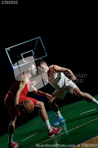 Image of basketball player in action