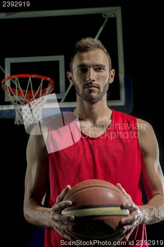 Image of Basketball player portrait