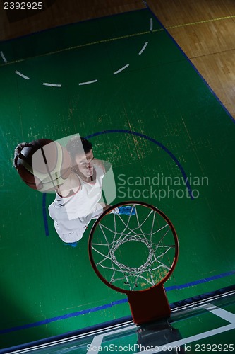 Image of basketball player in action