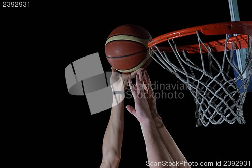 Image of basketball player in action