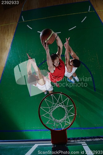 Image of basketball player in action