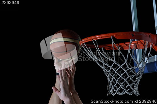 Image of basketball player in action