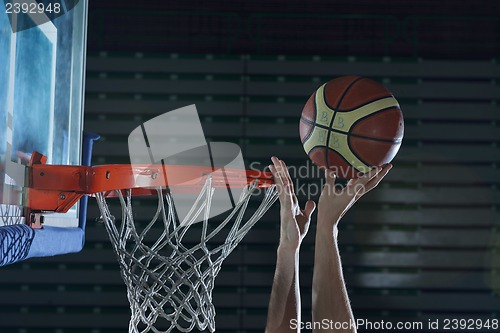 Image of basketball player in action