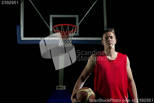 Image of Basketball player portrait