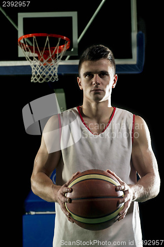 Image of Basketball player portrait