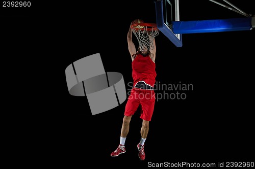 Image of basketball player in action