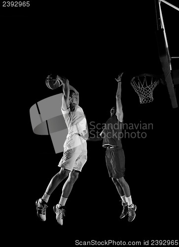 Image of basketball player in action