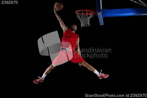 Image of basketball player in action