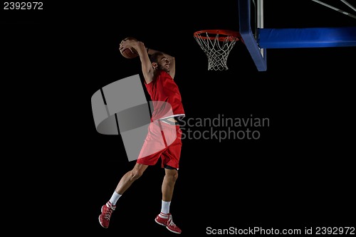 Image of basketball player in action