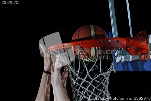 Image of basketball player in action