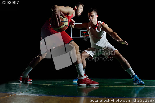 Image of basketball player in action