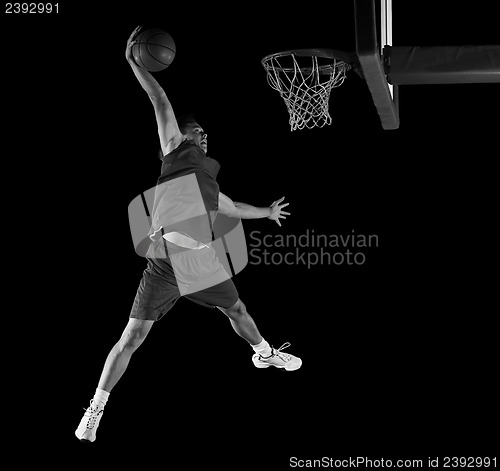 Image of basketball player in action