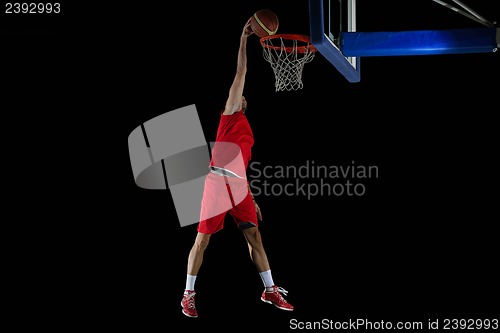 Image of basketball player in action