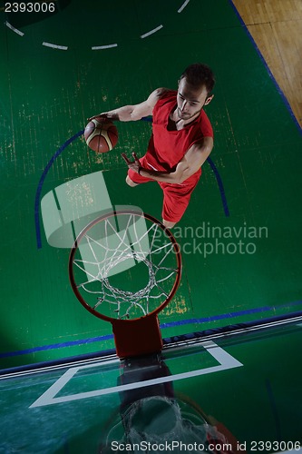 Image of basketball player in action